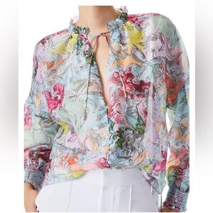Alice + Olivia x X LOLA SCHNABEL Julius Tunic Blouse